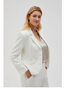 Moodo Kratko sako zapeto na gumbe bijelo Moodo