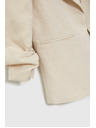 Moodo Sako sa naboranim 3/4 rukavom bež Moodo