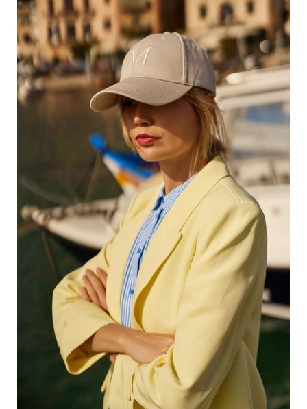 Moodo Sako s preklopljenim rukavima žuto Moodo