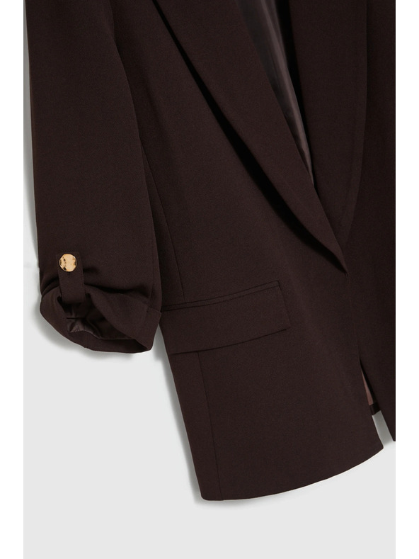 Moodo Sako s 3/4 rukavima smeđe Moodo