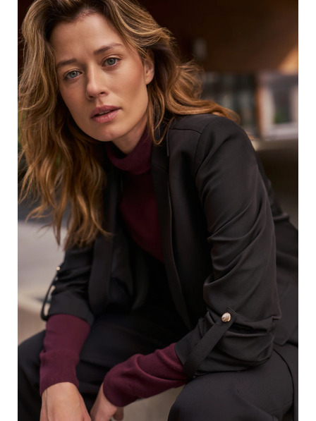 Moodo Sako s 3/4 rukavima crno Moodo