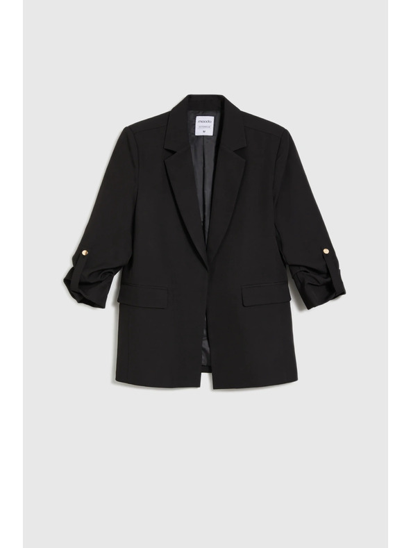 Moodo Sako s 3/4 rukavima crno Moodo