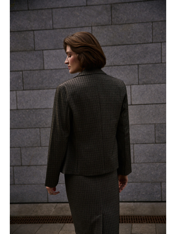 Moodo Jednostrano sako tamno bež Moodo