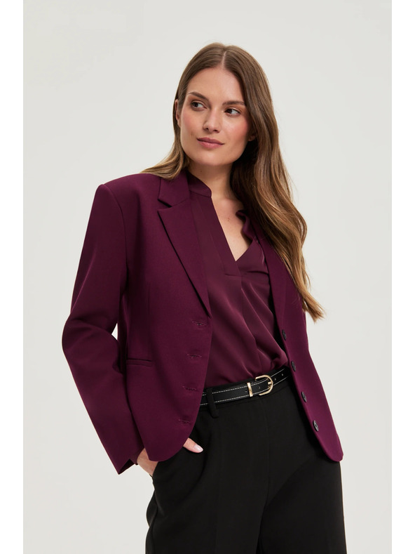 Moodo Kratko sako bordo Moodo