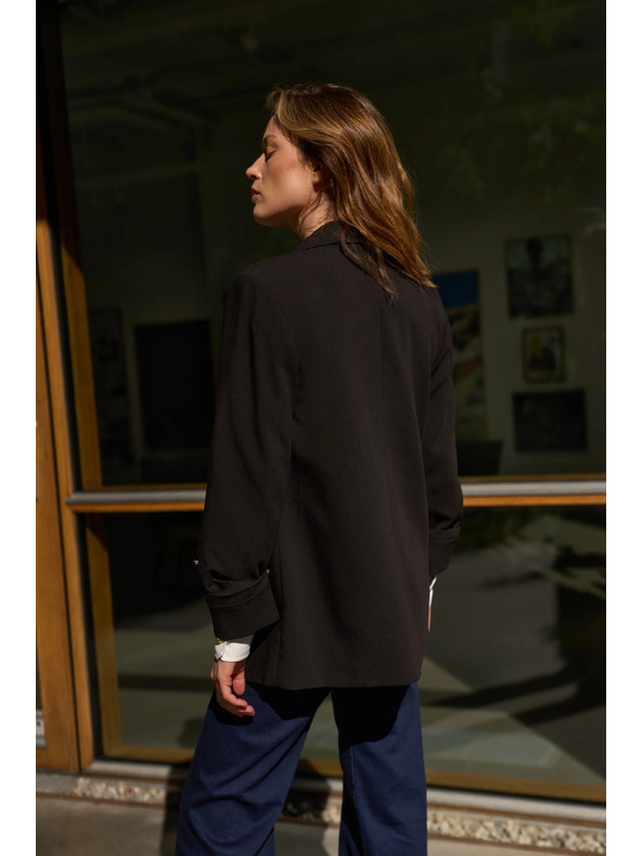 Moodo Glatko sako crno Moodo