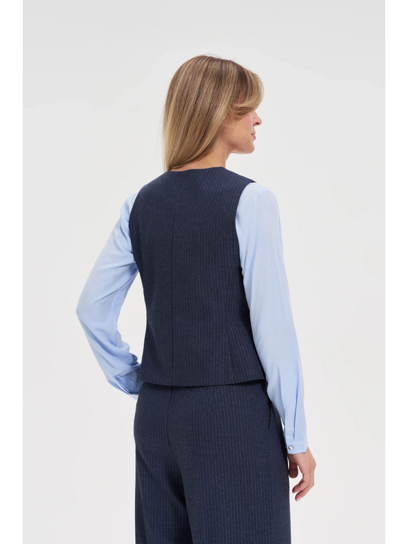 Moodo Prsluk u prugama tamno plavi Moodo