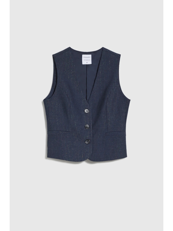 Moodo Prsluk u prugama tamno plavi Moodo