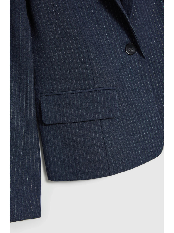 Moodo Plavo prugasto sako Moodo