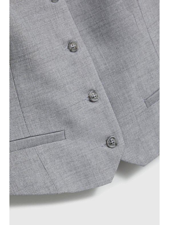 Moodo Elegantni prsluk sivi Moodo