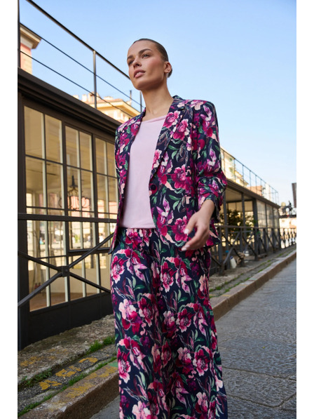 Moodo Plavi cvjetni sako Moodo