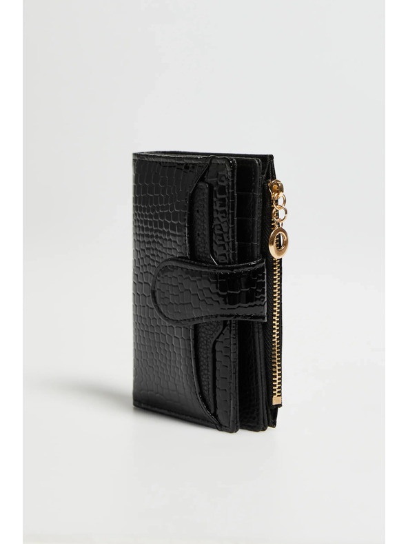 Moodo Novčanik sa životinjskim motivom crni Moodo