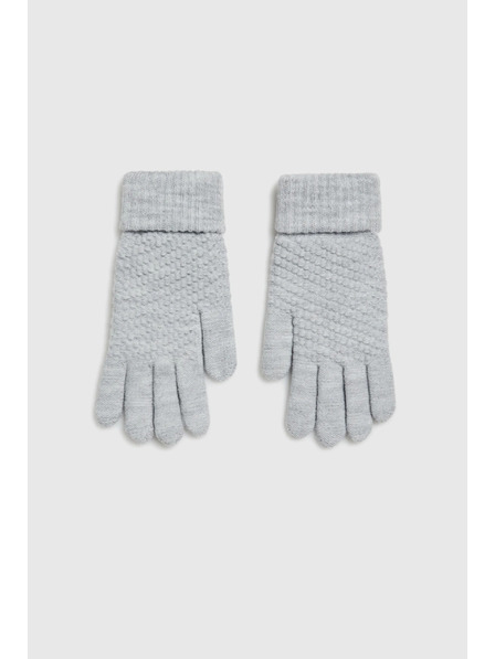 Moodo Pletene sive rukavice Moodo