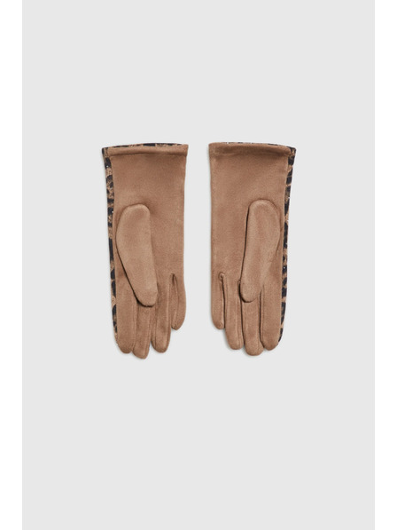 Moodo Bež leopard rukavice Moodo