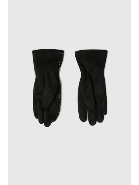 Moodo Rukavice od imitacije kože crne Moodo