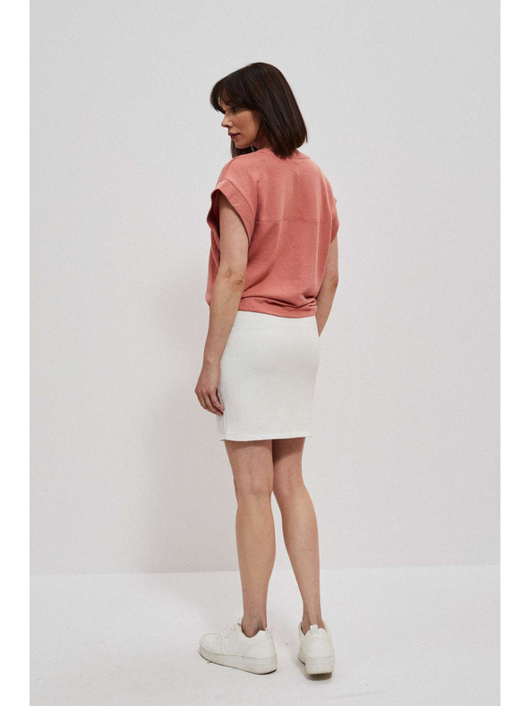 Moodo Glatka suknja do koljena biserasta Moodo