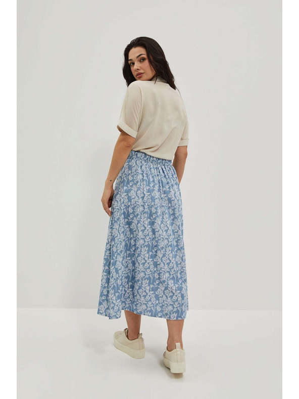 Moodo Lyocell suknja s cvjetnim printom Moodo
