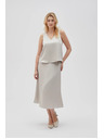 Moodo Midi suknja bež Moodo