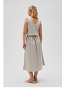 Moodo Midi suknja bež Moodo