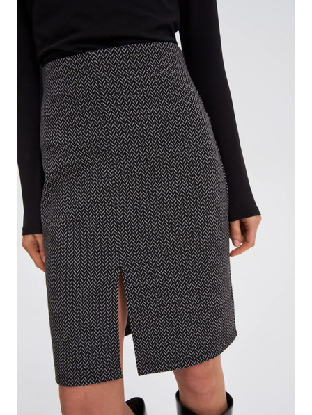 Moodo Uska suknja grafitna Moodo