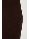 Moodo Pletena smeđa suknja Moodo