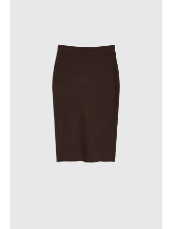 Moodo Pletena smeđa suknja Moodo