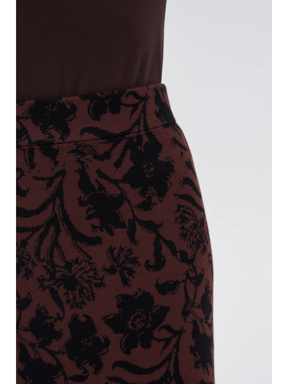 Moodo Pletena smeđa suknja Moodo