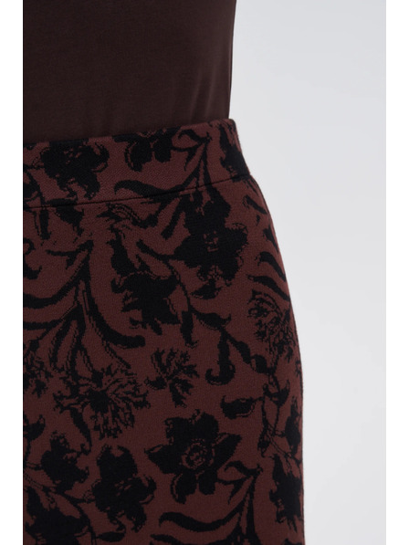 Moodo Pletena smeđa suknja Moodo