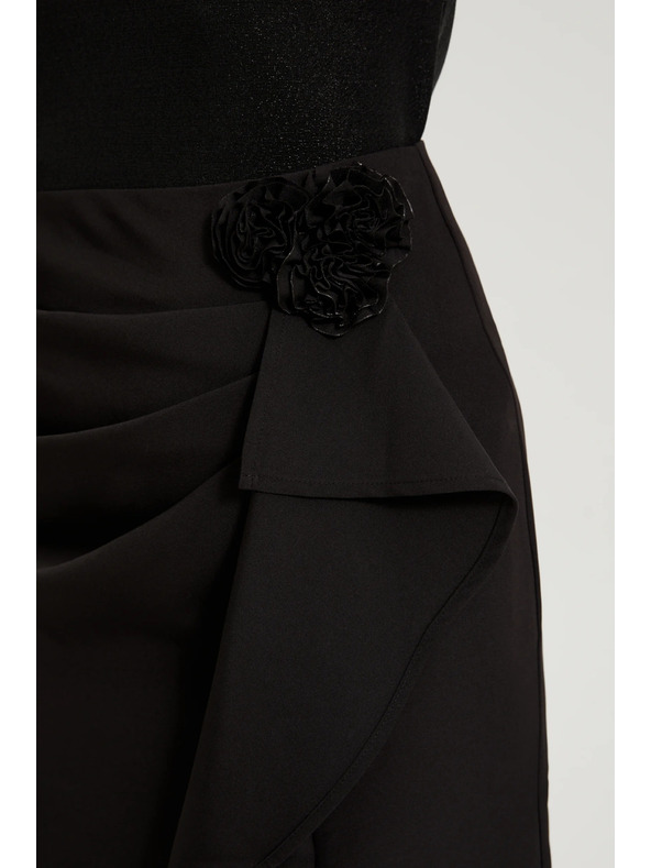 Moodo Crna suknja sa volanima Moodo