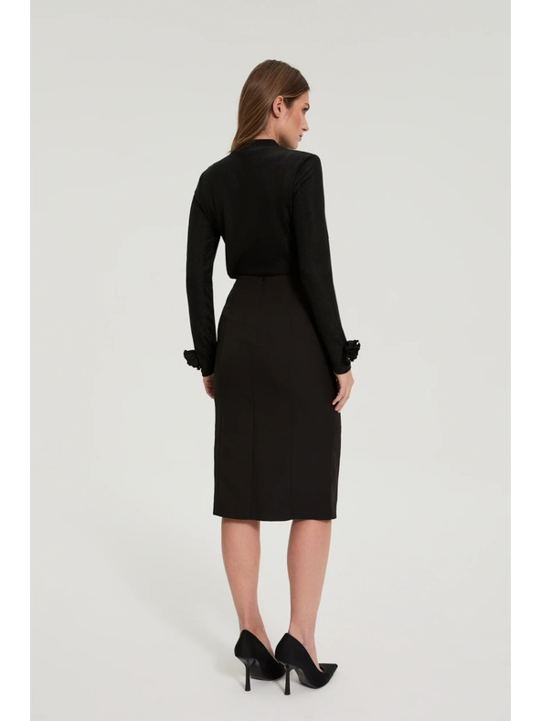 Moodo Crna suknja sa volanima Moodo