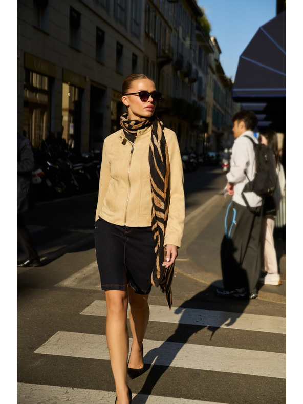 Moodo Traper suknja tamno plava Moodo