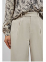 Moodo Pijesčane hlače širokih nogavica Moodo
