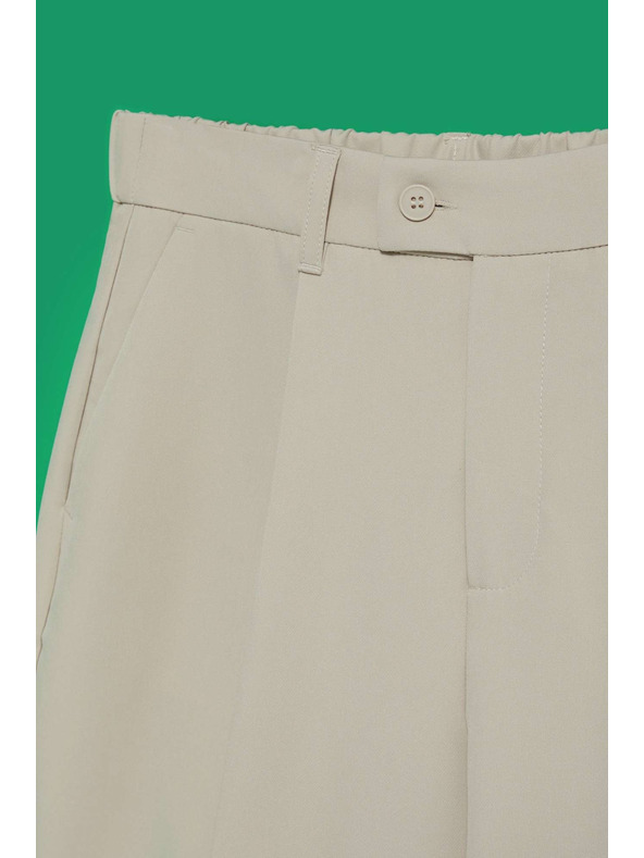 Moodo Pijesčane hlače širokih nogavica Moodo