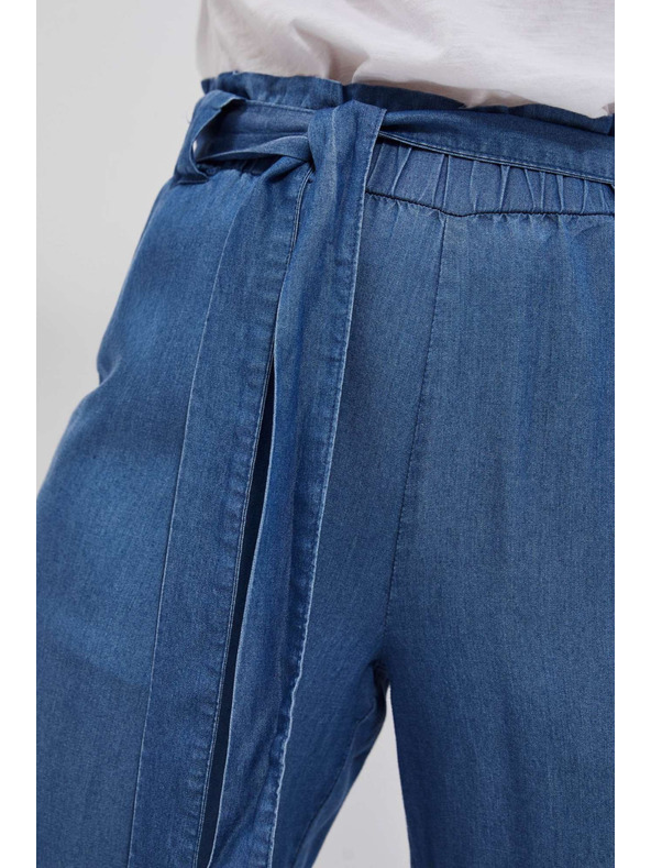 Moodo Lyocell hlače s ravnim nogavicama Moodo