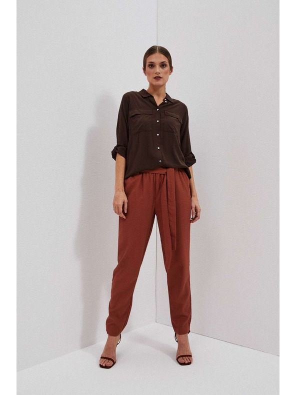 Moodo Viskozne hlače s ravnom nogavicom Moodo