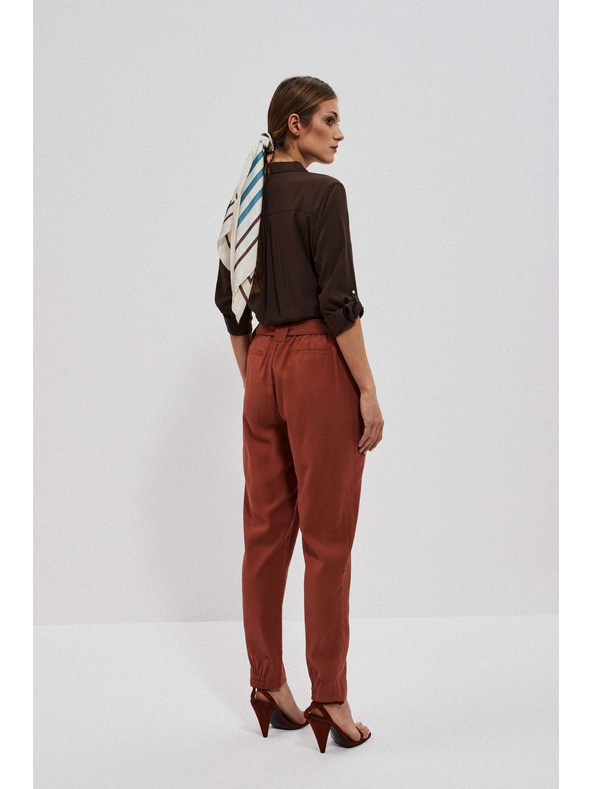 Moodo Viskozne hlače s ravnom nogavicom Moodo