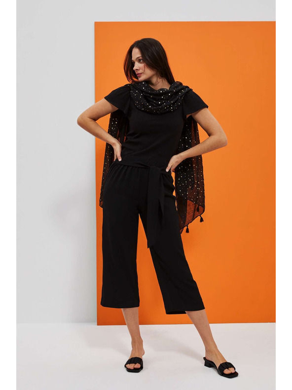 Moodo Hlače sa vezivanjem u struku Moodo