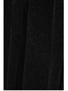Moodo Crne hlače s širokim nogavicama od rebrasto strukturiranog materijala Moodo