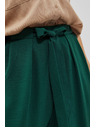 Moodo Malakit zelene hlače s širokim nogavicama Moodo
