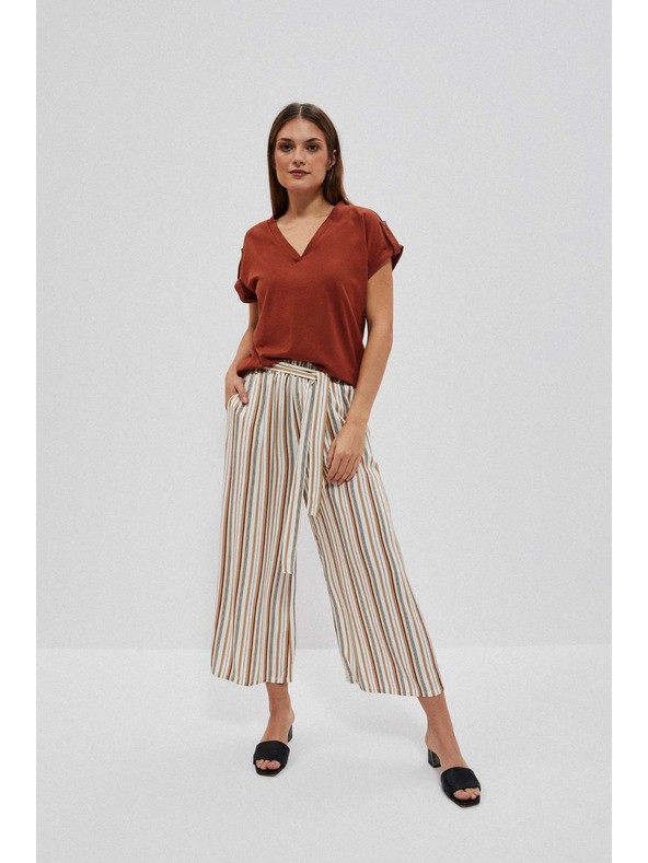 Moodo Prugaste biserne hlačo-suknje Moodo
