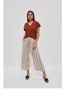 Moodo Prugaste biserne hlačo-suknje Moodo