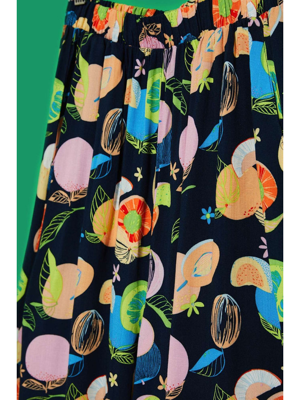 Moodo Prugaste kullotes hlačice biserne boje Moodo