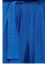Moodo Azurne hlače s širokim nogavicama Moodo
