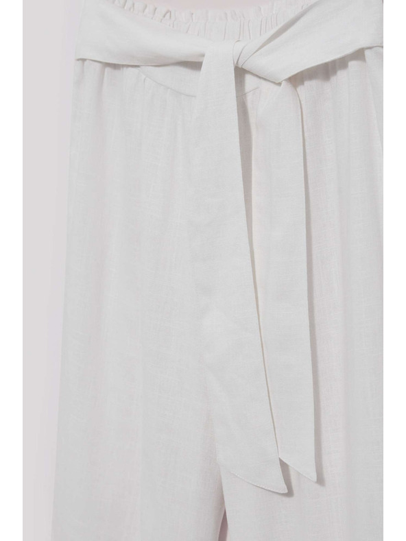 Moodo Lanene hlače širokog kroja Moodo