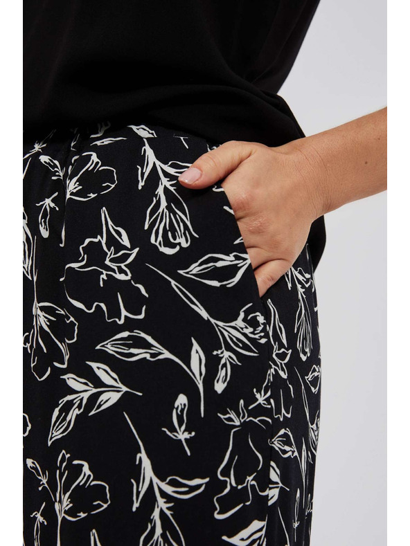 Moodo Hlače s cvjetnim printom Moodo