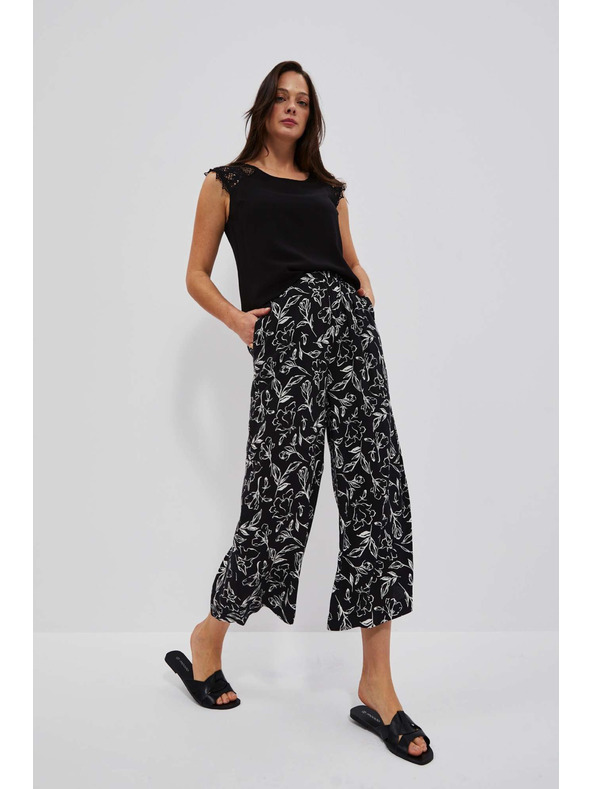 Moodo Hlače s cvjetnim printom Moodo