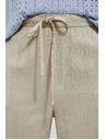 Moodo Pijesak boje hlače s ravnom nogavicom Moodo