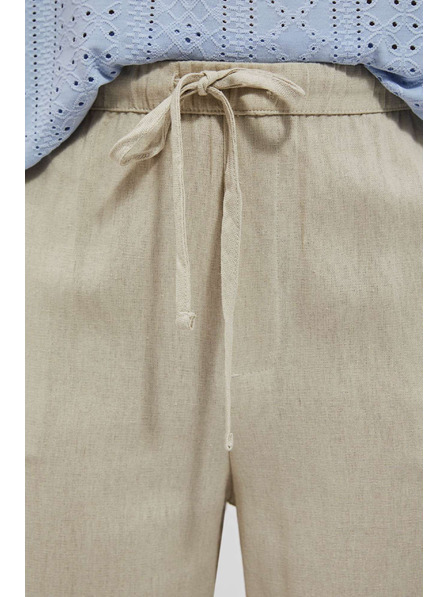 Moodo Pijesak boje hlače s ravnom nogavicom Moodo