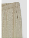 Moodo Pijesak boje hlače s ravnom nogavicom Moodo