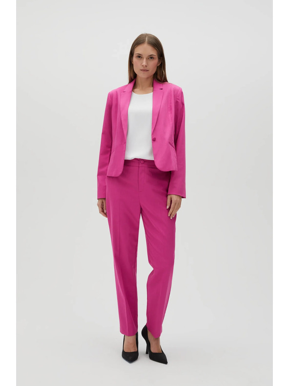 Moodo Fuksija hlače s ravnim nogavicama Moodo