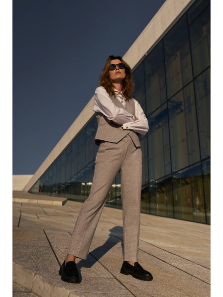 Moodo Sive hlače sa strukturom Moodo